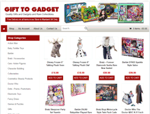 Tablet Screenshot of gifttogadget.co.uk